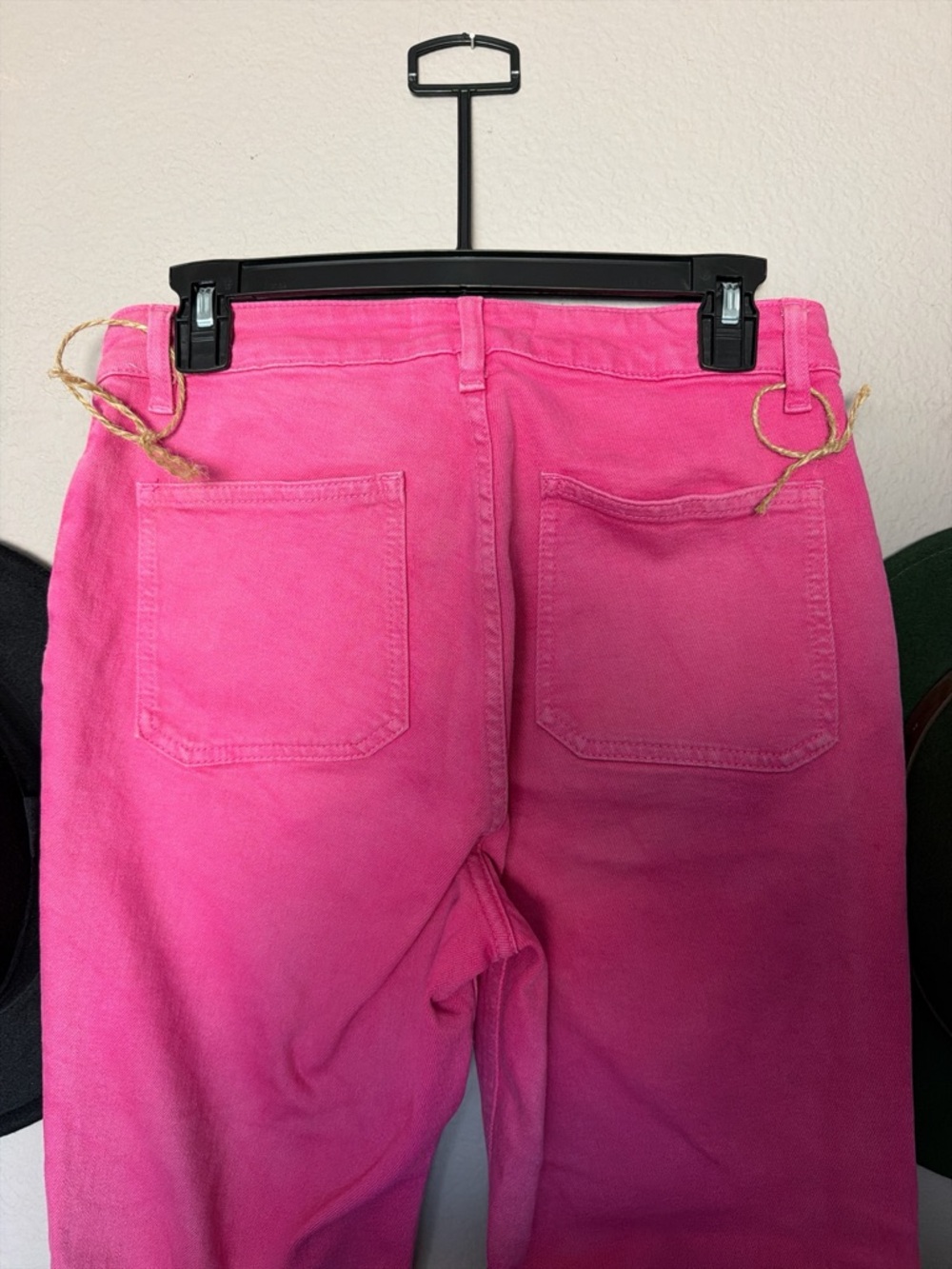 Zara Hot Pink Straight-Leg Jeans - Picture 4 of 5